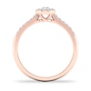 Thumbnail Image 2 of Diamond Ring 3/8 ct tw Round-cut 14K Rose Gold