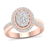 Thumbnail Image 1 of Diamond Ring 1-1/5 ct tw Round-cut 14K Rose Gold