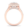 Thumbnail Image 3 of Diamond Ring 1-1/5 ct tw Round-cut 14K Rose Gold