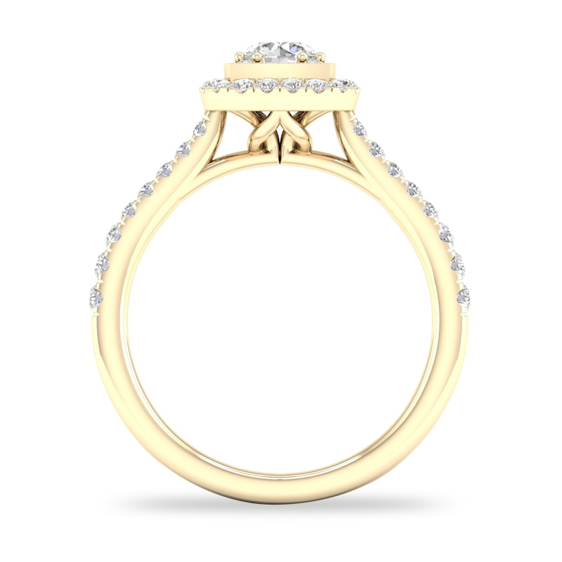 Main Image 2 of Diamond Ring 3/4 ct tw Round-cut 14K Yellow Gold