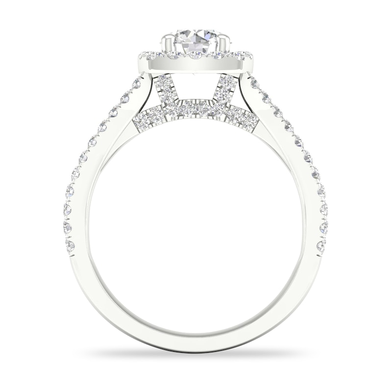 Main Image 3 of Diamond Engagement Ring 1-1/2 ct tw Round 14K White Gold