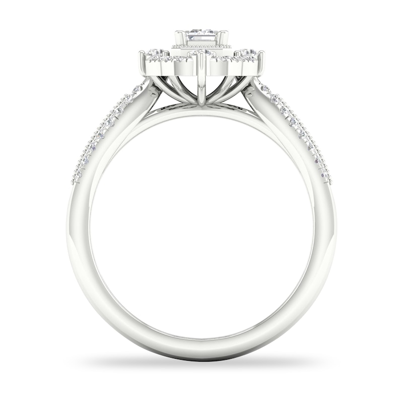 Main Image 3 of Diamond Engagement Ring 5/8 ct tw Round-cut 14K White Gold