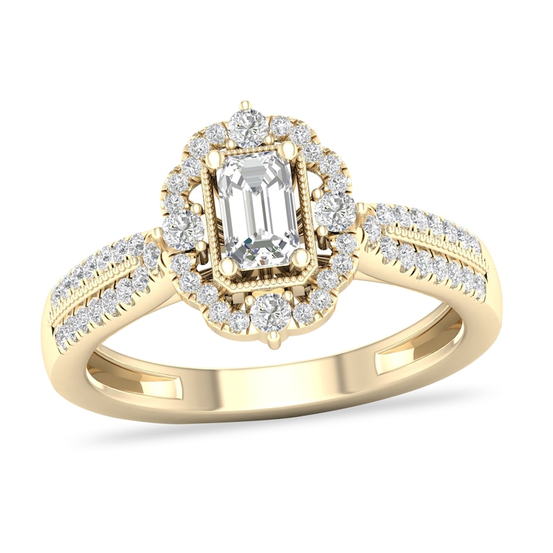 Main Image 1 of Diamond Ring 5/8 ct tw Round-cut 14K Yellow Gold