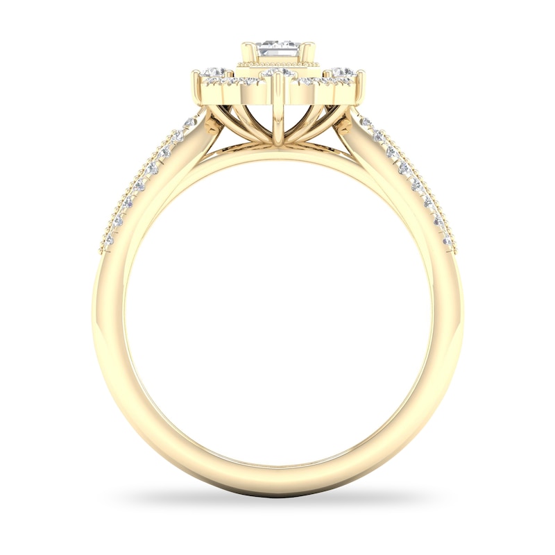 Main Image 2 of Diamond Ring 5/8 ct tw Round-cut 14K Yellow Gold