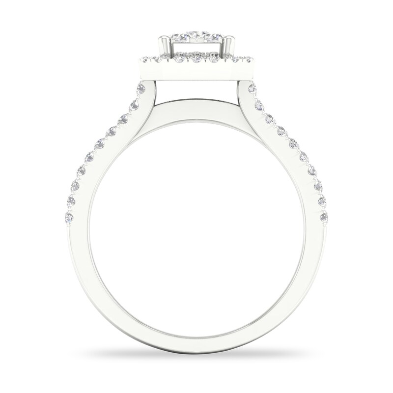Main Image 3 of Diamond Engagement Ring 3/4 ct tw Round-cut 14K White Gold