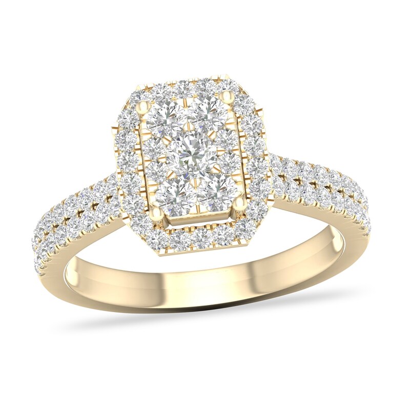 Main Image 1 of Diamond Ring 3/4 ct tw Round-cut 14K Yellow Gold