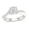 Thumbnail Image 1 of Diamond Engagement Ring 3/4 ct tw Round-cut 14K White Gold