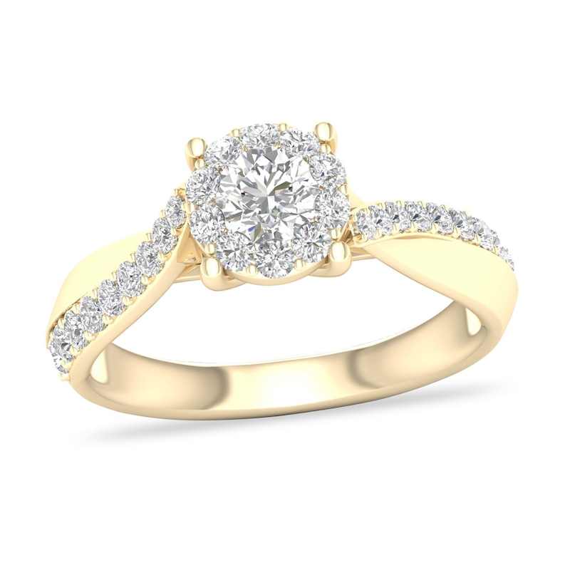 Diamond Ring 3/4 ct tw Round-cut 14K Yellow Gold | Jared