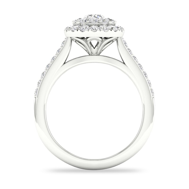 Main Image 3 of Diamond Engagement Ring 3/4 ct tw Round-cut 14K White Gold