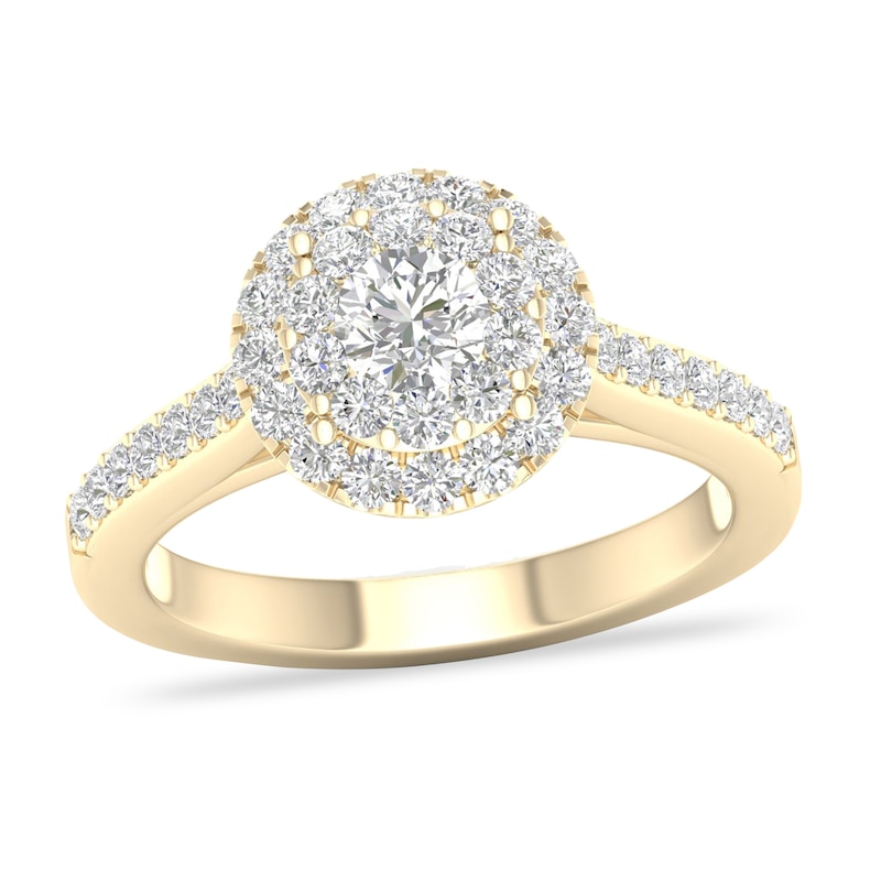 Main Image 1 of Diamond Ring 3/4 ct tw Round-cut 14K Yellow Gold