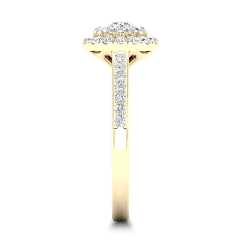 Main Image 3 of Diamond Ring 3/4 ct tw Round-cut 14K Yellow Gold