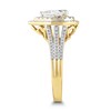 Thumbnail Image 2 of Diamond Engagement Ring 1-1/8 ct tw Pear-shaped/Round 14K Yellow Gold
