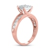 Thumbnail Image 2 of Diamond Engagement Ring 1-1/2 ct tw Round 14K Rose Gold
