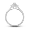 Thumbnail Image 3 of Diamond Engagement Ring 1/2 ct tw Round 14K White Gold