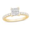 Thumbnail Image 0 of Diamond Engagement Ring 1 ct tw Princess/Round 14K Yellow Gold