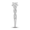 Thumbnail Image 2 of Diamond Engagement Ring 3/4 ct tw Round/Princess 14K White Gold