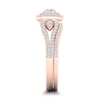 Thumbnail Image 1 of Diamond Bridal Set 5/8 ct tw Round 14K Rose Gold