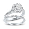 Thumbnail Image 1 of Diamond Bridal Set 1 ct tw Round 14K White Gold