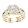 Thumbnail Image 0 of Diamond Bridal Set 5/8 ct tw Round 14K Yellow Gold