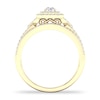 Thumbnail Image 2 of Diamond Bridal Set 5/8 ct tw Round 14K Yellow Gold
