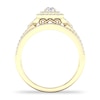 Thumbnail Image 3 of Diamond Bridal Set 5/8 ct tw Round 14K Yellow Gold