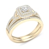 Thumbnail Image 3 of Diamond Bridal Set 5/8 ct tw Round 14K Yellow Gold