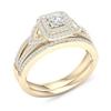 Thumbnail Image 4 of Diamond Bridal Set 5/8 ct tw Round 14K Yellow Gold