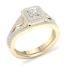 Thumbnail Image 3 of Diamond Bridal Set 5/8 ct tw Round 14K Yellow Gold