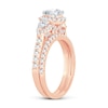 Thumbnail Image 2 of Diamond Bridal Set 2 ct tw Pear-shaped/Round-cut 14K Rose Gold