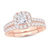 Thumbnail Image 0 of Diamond Bridal Set 1-1/2 ct tw Round-cut 14K Rose Gold