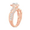 Thumbnail Image 2 of Diamond Bridal Set 1 ct tw Pear-shaped/Round-cut 14K Rose Gold