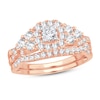 Thumbnail Image 0 of Diamond Bridal Set 1 ct tw Round-cut 14K Rose Gold