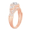 Thumbnail Image 1 of Diamond Bridal Set 1 ct tw Round-cut 14K Rose Gold