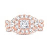 Thumbnail Image 3 of Diamond Bridal Set 2 ct tw Round-cut 14K Rose Gold