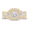 Thumbnail Image 3 of Diamond Bridal Set 1 ct tw Round-cut 14K Yellow Gold