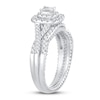 Thumbnail Image 1 of Diamond Bridal Set 1 ct tw Princess/Round-cut 14K White Gold