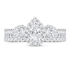 Thumbnail Image 3 of Diamond Bridal Set 2 ct tw Pear-shaped/Round-cut 14K White Gold