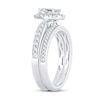 Thumbnail Image 2 of Diamond Bridal Set 1 ct tw Pear-shaped/Round-cut 14K White Gold