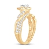 Thumbnail Image 2 of Diamond Bridal Set 1 ct tw Pear-shaped/Round-cut 14K Yellow Gold