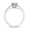Thumbnail Image 2 of Diamond Engagement Ring 3/4 ct tw Round-cut 14K White Gold