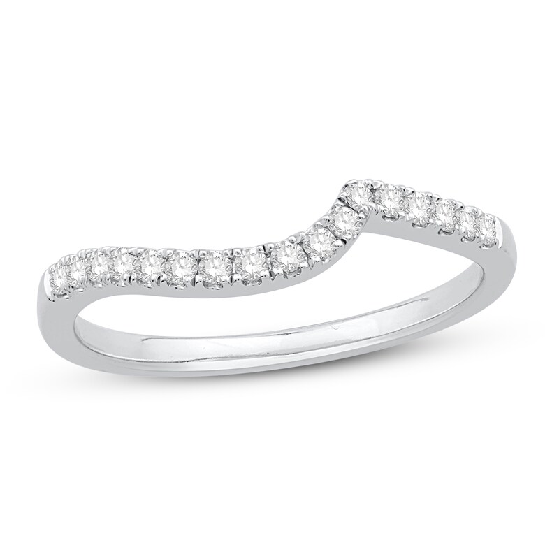 Diamond Wedding Band 1/5 ct tw Round 14K White Gold