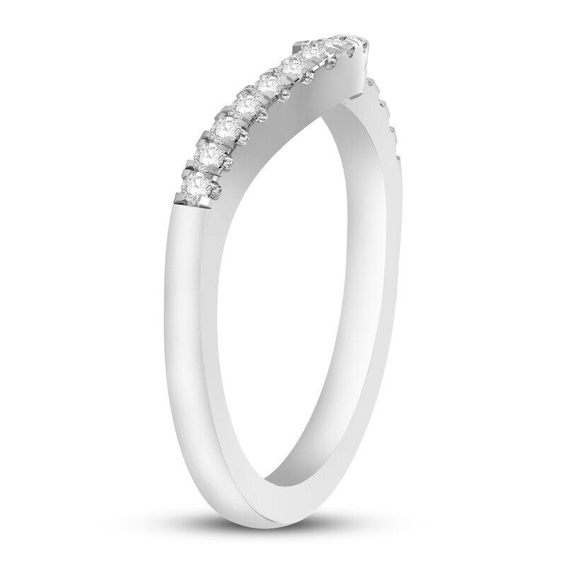 Diamond Wedding Band 1/5 ct tw Round 14K White Gold