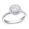 Thumbnail Image 1 of Diamond Engagement Ring 5/8 ct tw Round 14K White Gold