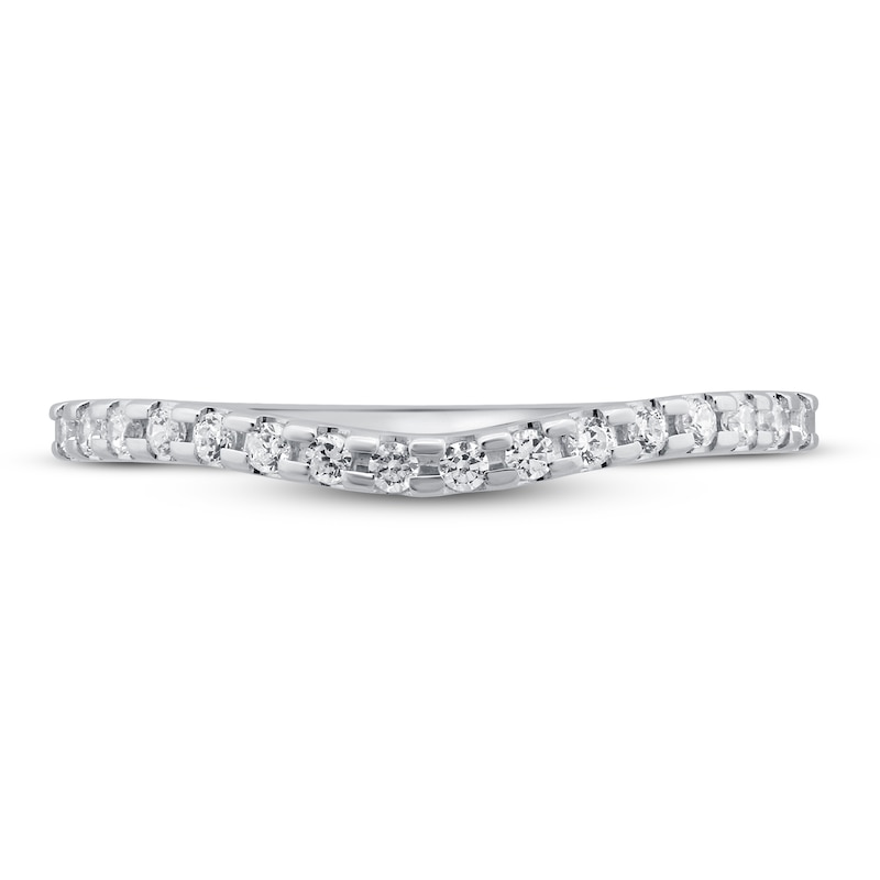 Main Image 3 of Diamond Anniversary Ring 1/6 ct tw Round 14K White Gold