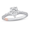 Thumbnail Image 1 of Pnina Tornai It's Raining Love Diamond Engagement Ring 1-3/8 ct tw Pear-shaped/Baguette/Round 14K White Gold