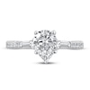 Thumbnail Image 3 of Pnina Tornai It's Raining Love Diamond Engagement Ring 1-3/8 ct tw Pear-shaped/Baguette/Round 14K White Gold