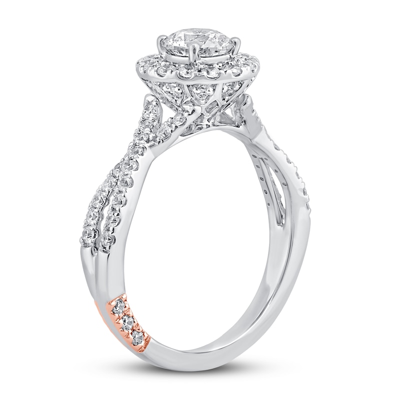 Main Image 2 of Pnina Tornai For a Lifetime Diamond Engagement Ring 1-1/4 ct tw Round 14K White Gold