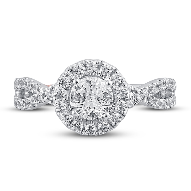 Main Image 3 of Pnina Tornai For a Lifetime Diamond Engagement Ring 1-1/4 ct tw Round 14K White Gold
