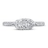 Thumbnail Image 2 of Pnina Tornai Two Hearts as One Diamond Engagement Ring 1-1/4 ct tw Heart/Round 14K White Gold