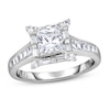 Thumbnail Image 1 of Diamond Engagement Ring 1-7/8 ct tw Baguette/Princess 14K White Gold